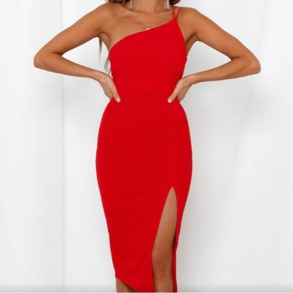 NWT Taking It Back Red Dress Hello Molly XS